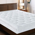 EASELAND Twin XL Mattress Topper Pillow Top Mattress Cover Quilted Fitted by EASELAND