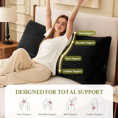 Headboard Pillow King, Headboard Wedge Pillow - Image 3
