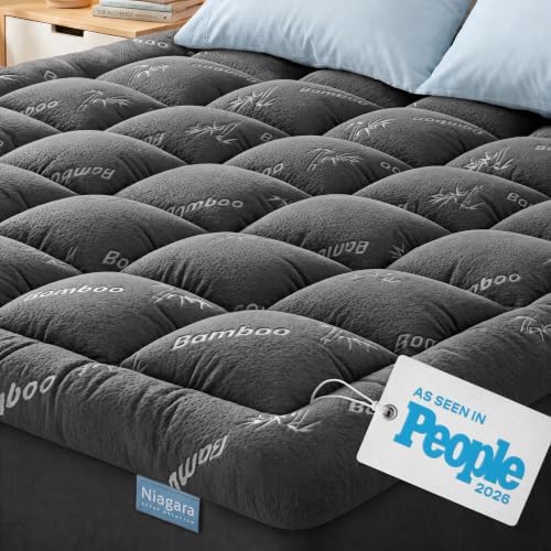 Niagara Sleep Solution Full XL Ultra Soft Mattress Topper—Back Pain Relief by NiagaraSleepSolution