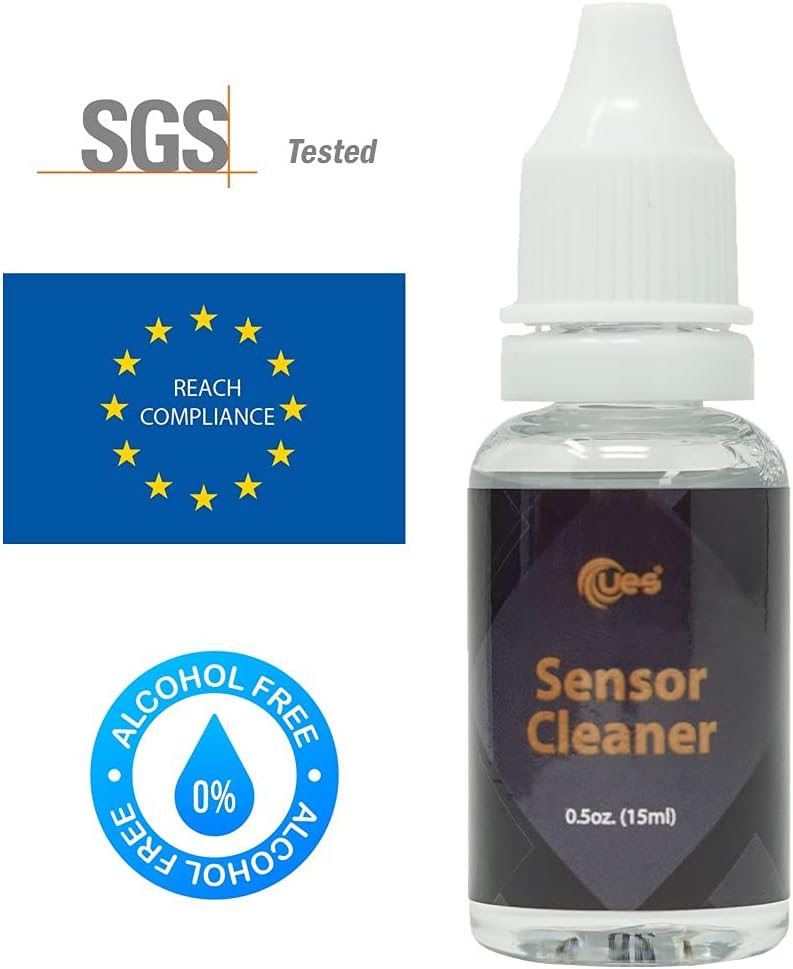 Digital Camera Micro Four-Thirds 4/3 (MFT) 12mm Sensor Cleaning Swabs x 14pcs + 15ml Liquid Cleaner for Mirrorless MILC and ILDC