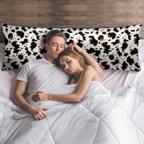 Cow Print Body Pillow Cover Farmhouse Pillowcase - Image 6