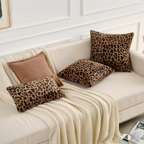 GALMAXS7 Cheetah Pillow Covers Leopard Throw Pillow Covers Set of 2 - Image 5