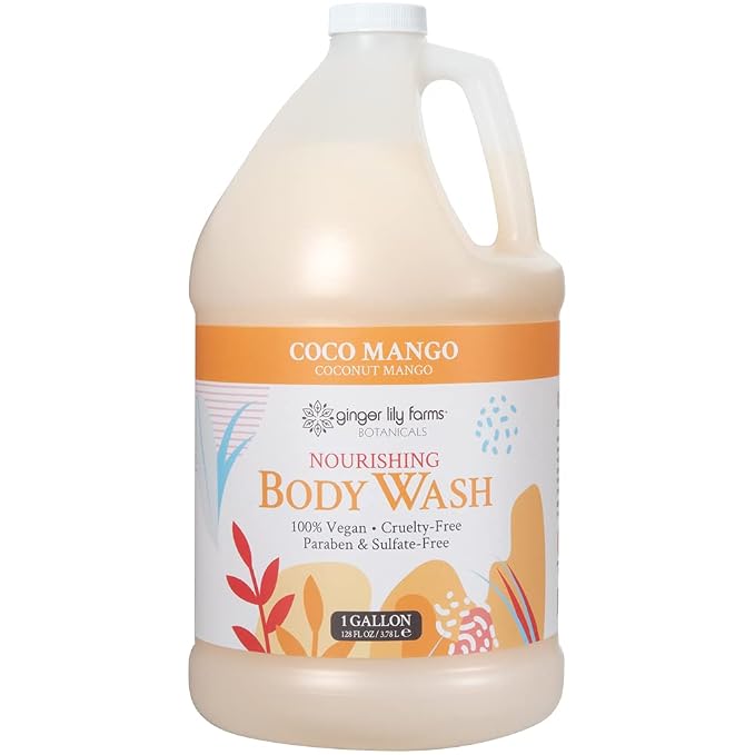 Ginger Lily Farms Botanicals Nourishing Body Wash, 100% Vegan & Cruelty-Free - Image 2