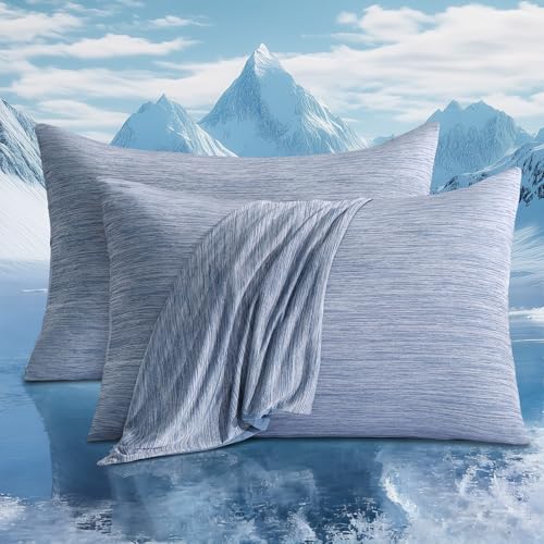 LUXEAR Cooling Pillow Cases for Hot Sleepers, Standard Size by Luxear