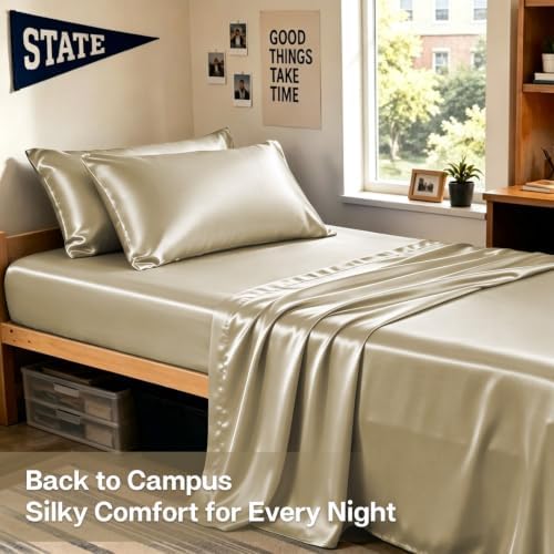 MR&HM Satin Pillowcase 2 Pack, Standard Size 20"x26" - Image 5