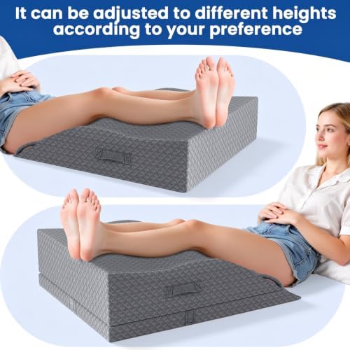 Elevation Pillows for Leg After Surgery, Adjustable Wedge Pillow - Image 6