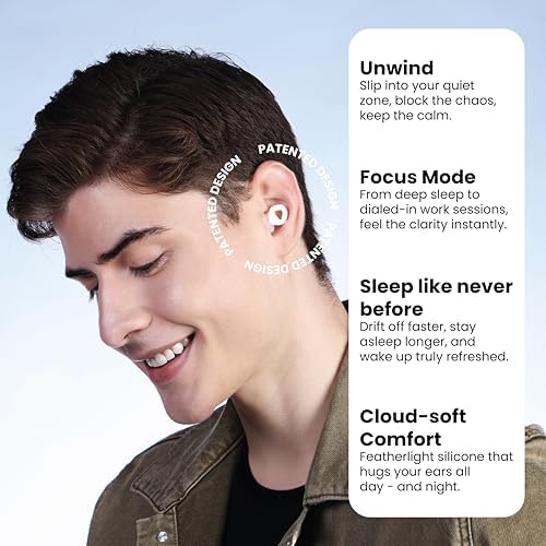 Zenz Unwind Ear Plugs for Sleeping Noise Reduction – Soft Silicone Reusable - Image 5
