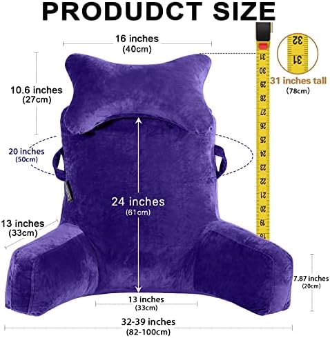 Reading Pillow-Extra Large 31" Bed Rest Pillow - Image 4
