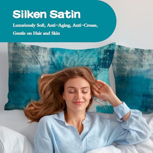 Satin Pillowcase for Hair and Skin, Softer Than Mulberry Silk Pillow Cases 2 - Image 4