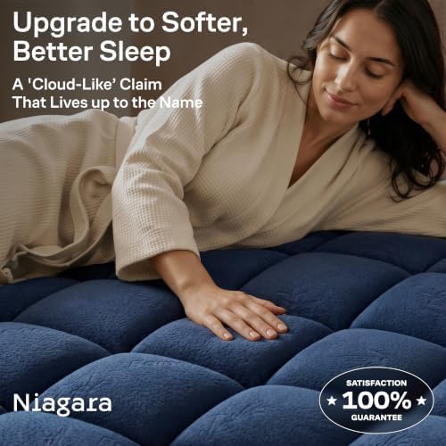 Niagara Sleep Solution Cal King Ultra Soft Mattress Topper—Back Pain Relief - Image 2