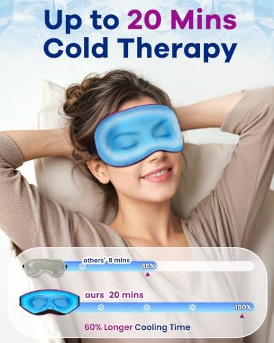 BeeVines 3D Contoured Cooling Eye Mask - Image 3