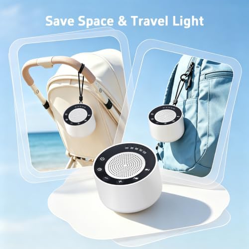 Small Sound Machine Portable White Noise Machine Baby Shushing Brown Noise - Image 6