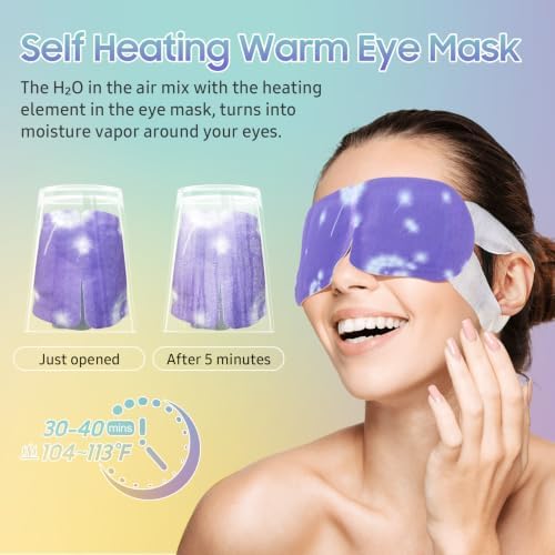BeHoomi 30Packs Steam Eye Mask, Heated Eye Mask - Image 4
