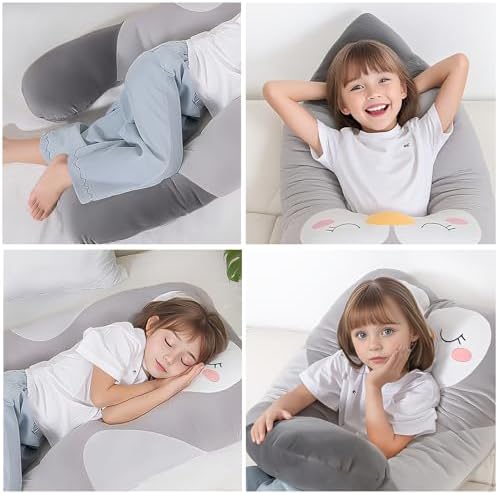 47x23 inch U Shaped Long Plush Body Pillows - Image 2
