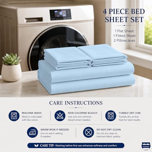 4 Piece Twin XL Dorm Bedding Set - Image 5