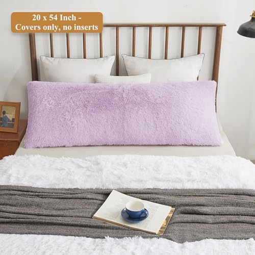 XeGe Soft Plush Fluffy Faux Fur Body Pillow Cover - Image 2