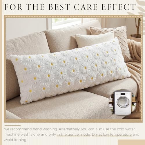 Hahafelt Fluffy Faux Fur 20x54 Body Pillow Case - Image 5