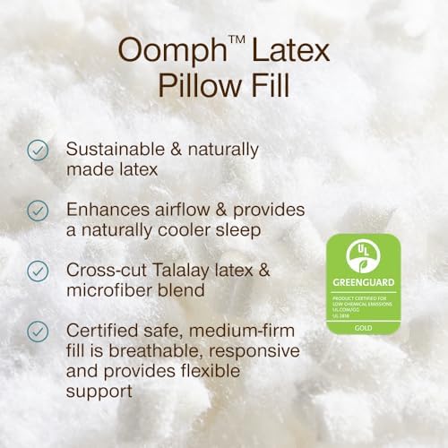 Coop Home Goods Extra Oomph Latex Pillow Fill, Extra Fill Bag of Cross-Cut - Image 2