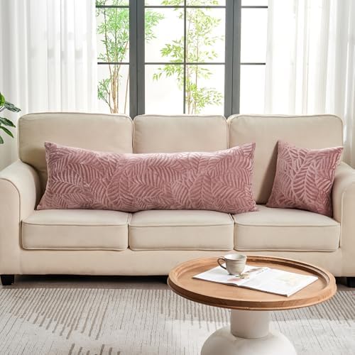 SOCHOW Body Pillow Cover 21x54 Inches, 1 Pack, Dusty Pink - Image 6
