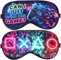 2 Pcs Boys Sleep Eye Mask, Guys Blackout Sleeping Silk Mask by knIykmr