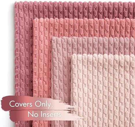MIULEE Aesthetic Pink Decorative Throw Pillow Covers - Image 5