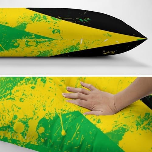 Jamaican Flag Body Pillow Pillowcase Jamaica Flag Proud Jamaican Long Body - Image 4