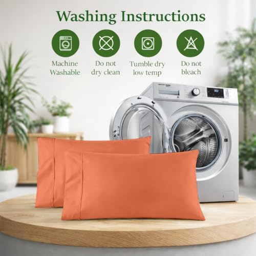 Cotton Delight 100% Organic Cotton King Pillowcases Set of 2 – 600 Thread Count - Image 6