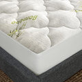 King Size Air Mattress Topper Cover Thick Quilted Pad King, Bamboo Viscose by Moonsea