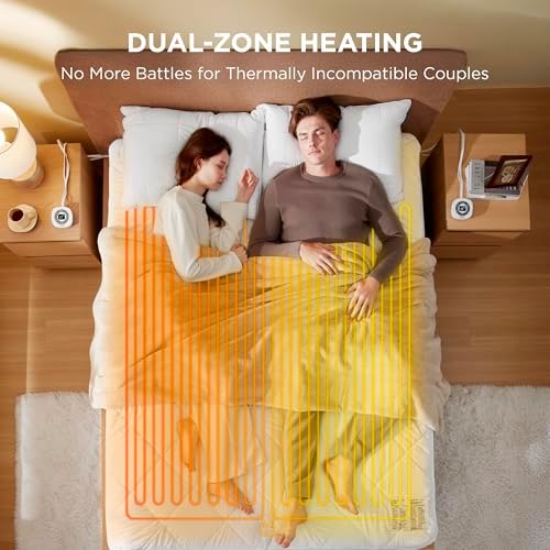 Bedsure Heated Mattress Pad Queen, Cozy Bed Warmer - Image 2