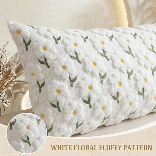 Spring Body Pillow Cover 20x54 Inch, Daisy Pillowcase - Image 4