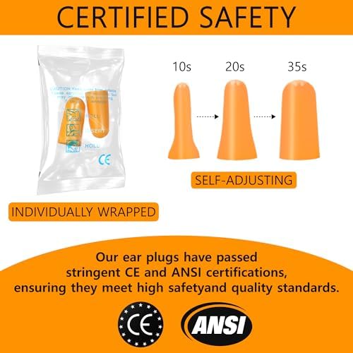 Quality Foam Ear Plugs 10 Pair - Image 4