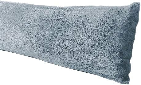 Extra Soft Body Pillow Cover, Sherpa/Microplush Material, 20x54 Inches by AUCOCU