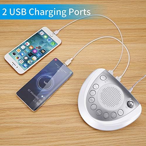 Raynic White Noise Machine, Battery Powered Sound Machine, Portable Sleep - Image 4