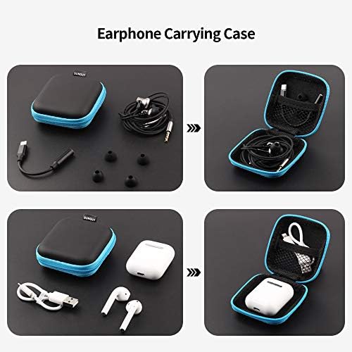 SUNGUY [5-Pack Earbud Case, Portable EVA Small Earbuds Carrying Case Storage - Image 2