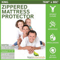 Zippered King Mattress Protector by Mattressentials