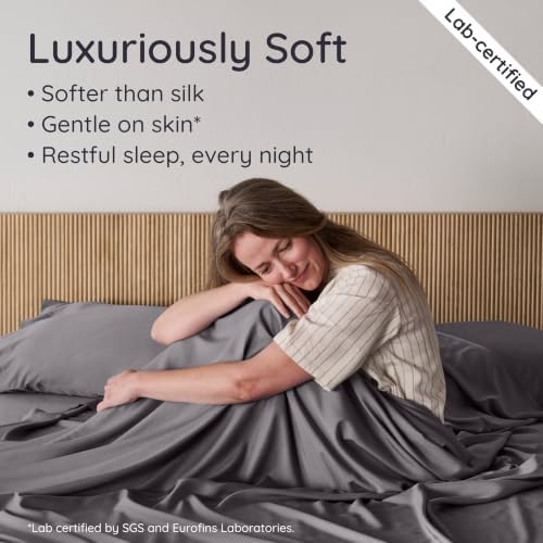 Bambaw 100% Viscose Derived from Bamboo Sheets Queen Size Set – 6pcs Deep - Image 5