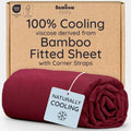 Bambaw 100% Viscose Derived from Bamboo Fitted Sheet Queen Size, Cooling Fitted by Bambaw