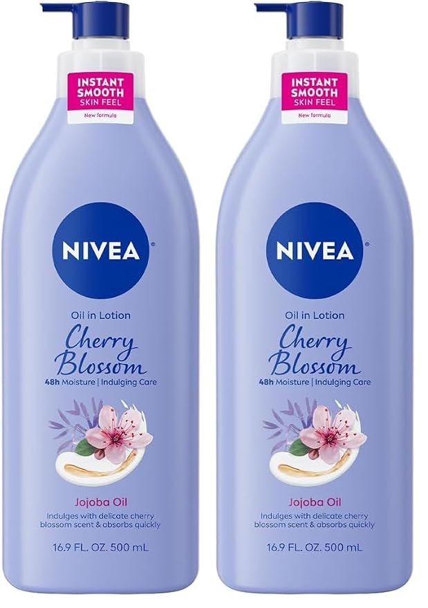 NIVEA Oil Infused Cherry Blossom and Jojoba Oil Body Lotion by Nivea