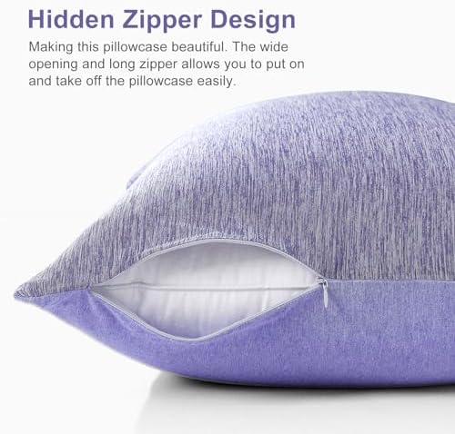 Elegear Cooling Pillow Cases for Hot Sleepers, Queen 20'' x 30'' - Image 6