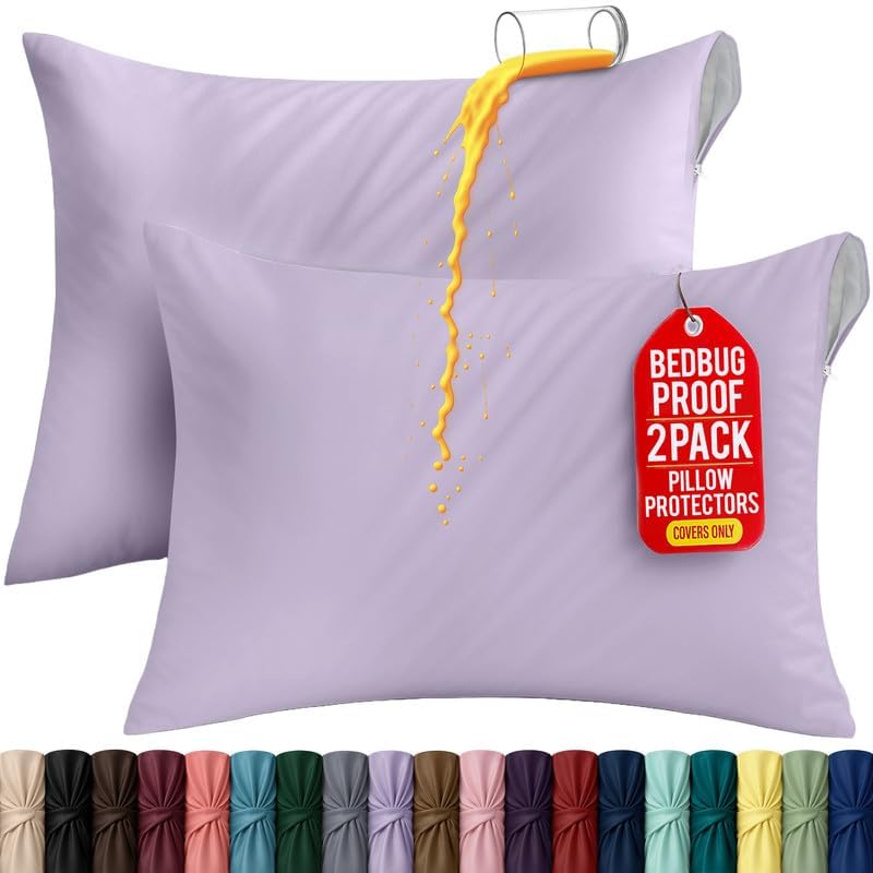 Set of 2 Pillow Protectors by UTOPIABEDDING