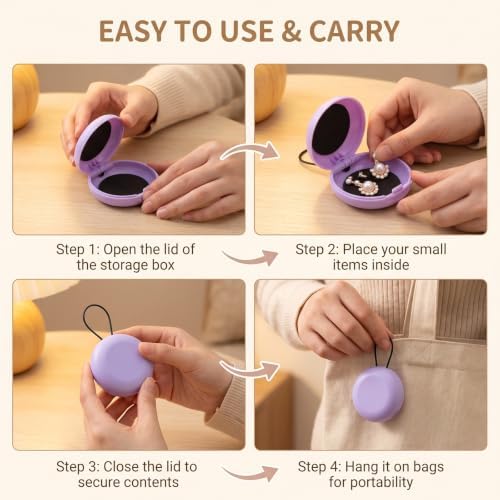 8 Pcs Round Earplug Case with Lanyard - Image 5