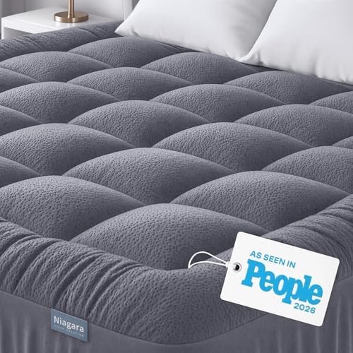 Niagara Sleep Solution Cal King Ultra Soft Mattress Topper—Back Pain Relief by NiagaraSleepSolution