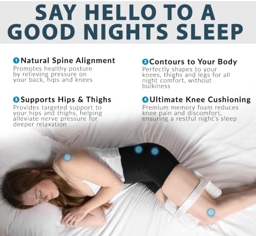 ComfiLife Knee Pillow for Side Sleepers – Cooling Leg Pillow for Side Sleeping - Image 5