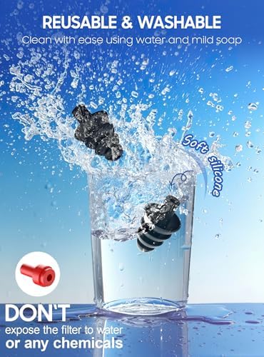 Motorcycle Ear Plugs for Wind Noise Reduction, Reusable Silicone Earplugs - Image 5