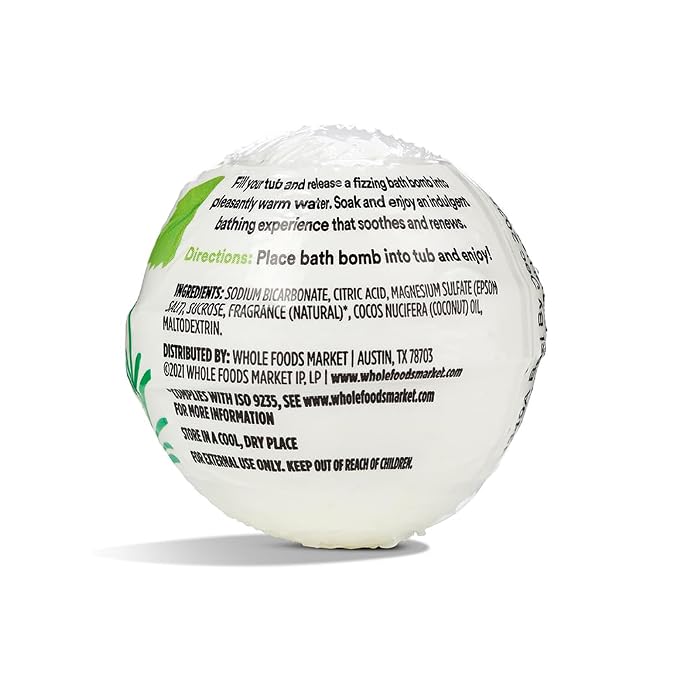 365 by Whole Foods Market, Fizzing Epsom Bomb, Muscle Soak, 2.8 oz - Image 2