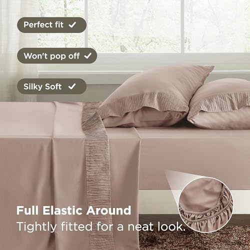 Bedsure Twin XL Sheets Dorm Bedding - Image 6