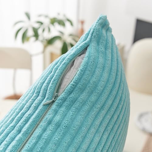 Home Brilliant Teal Throw Pillows - Image 4