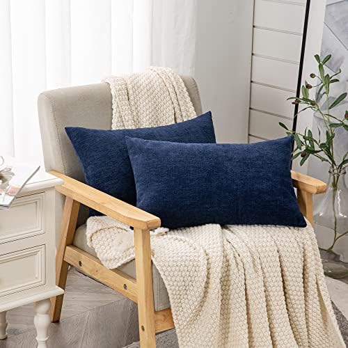 GAWAMAY Lumbar Support Pillow Decorative Rectangle Throw Pillow Covers 12"x20" - Image 3