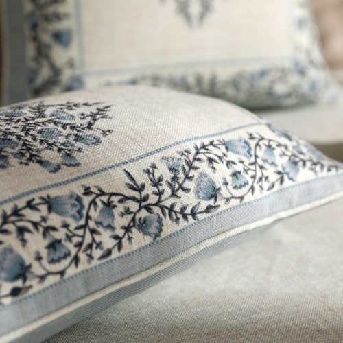 ISAENNE Designer Linen Throw Pillow Cover - Image 7
