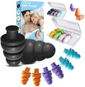 Silicone Ear Plugs for Sleeping Noise Cancelling, 10 Pairs Reusable by wayersen